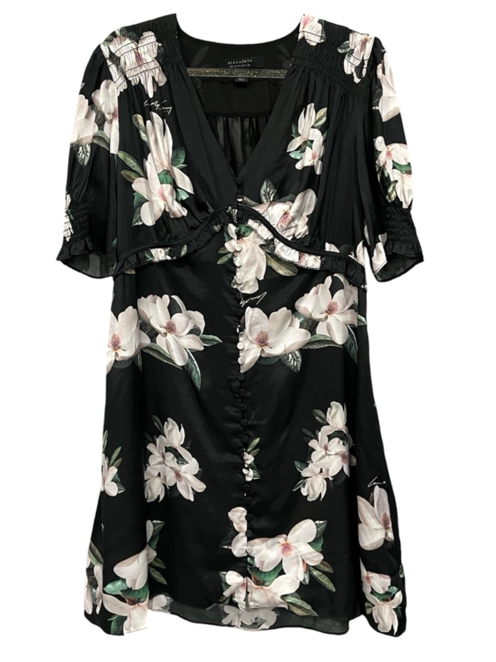 ALL SAINTS DEMI ALESSANDRA MINI FLORAL PRINT DRESS - Picture 5 of 10